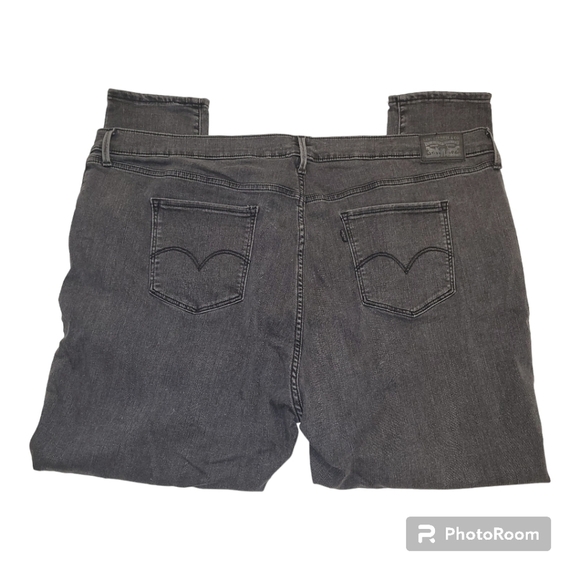 Levi's black 711 High Rise Super Skinny plus size jeans - Picture 6 of 12